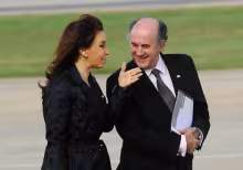 Cristina y Oscar Parrilli