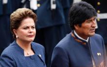 Dilma Roussef, Evo Morales