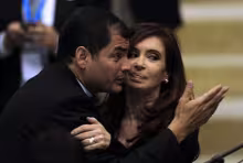 Ecuador, Rafael Correa, Cristina Kirchner
