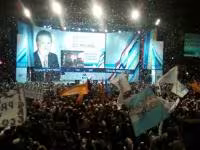 Eduardo Duhalde en el Luna Park