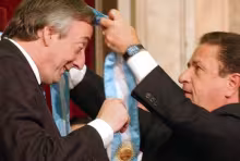 Eduardo Duhalde y Néstor Kirchner