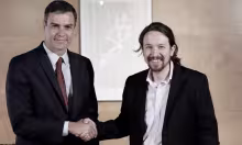 Pedro Sánchez y Pablo Iglesias