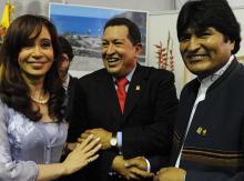 Evo Morales, Cristina Kirchner