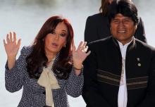 Evo Morales y Cristina Kirchner