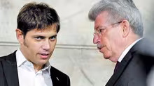 Axel Kicillof y Juan Carlos Fábrega