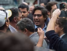 Agresión contra Germán Garavano en ESMA