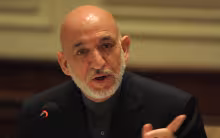 Hamid Karzai, presidente afgano