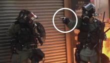 Hong Kong, Policía dispara contra estudiante, Manifestaciones, Protestas, Carrie Lam
