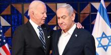 Joe Biden y Benjamin 'Bibi' Netanyahu