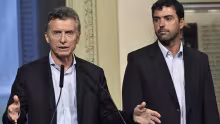 Mauricio Macri y Basavilbaso