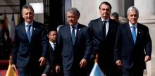 Mauricio Macri, Sebastián Piñera, Iván Duque, Jair Bolsonaro