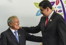 Maduro y Sánchez Cerén, El Salvador, Dictadura, Genocidio