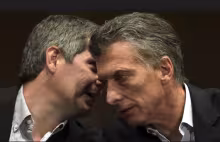 Marcos Peña y Mauricio Macri