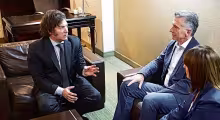 Javier Milei y Mauricio Macri, Crisis en la oposición, Crisis en PRO, Juntos por el Cambio