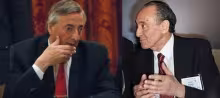 Néstor Kirchner y Héctor Magneto