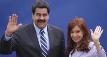 Nicolás Maduro y Cristina Kirchner