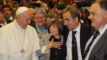 Papa Francisco y kirchneristas