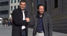 Pedro Sánchez, Pablo Iglesias, Gobierno español