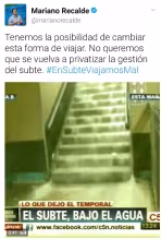 Recalde, subtes