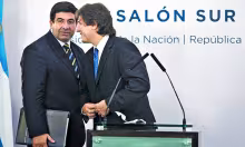 Ricardo Echegaray y Amado Boudou