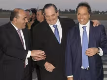 Scioli, Alperovich, Manzur