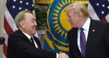 Trump y Nazarbayev, Kazajistán
