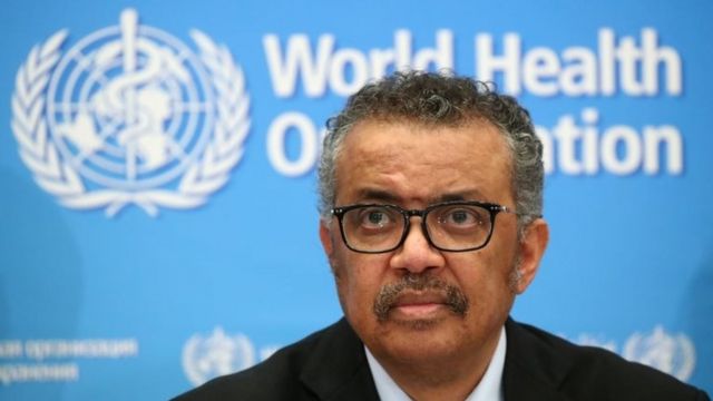 Dr. Tedros, OMS