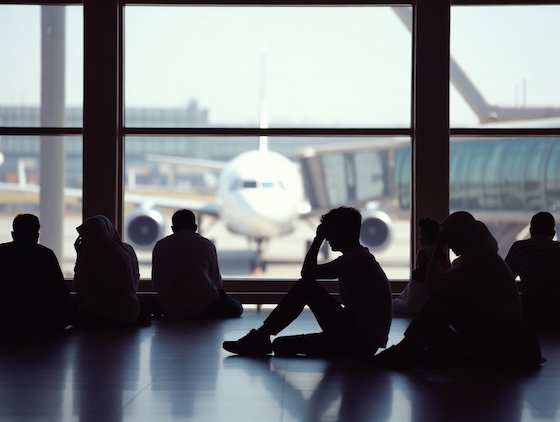 Pasajeros varados, Oriente Medio